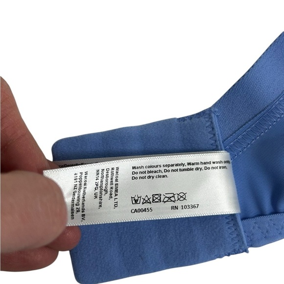 Freya Starlight Side Support Balcony Bra Blue Poseidon 28K NWT$60 - Picture 8 of 9